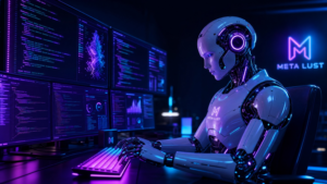 ai robot doing software development